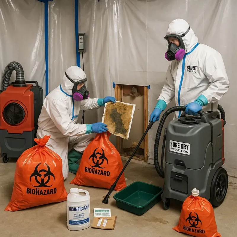Contaminated Water Handling Protocols process in Andover, MA