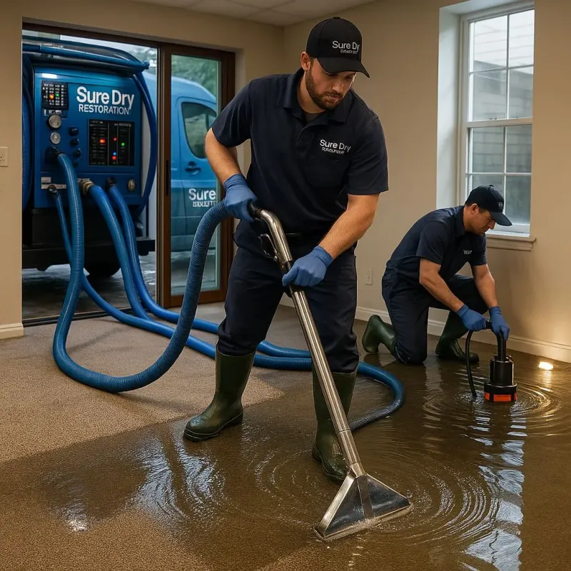 Water Extraction and Removal process in Andover, MA